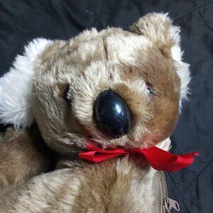 Vintage 80s Dover Handbag Hug-a-Pet Koala Bear Backpack